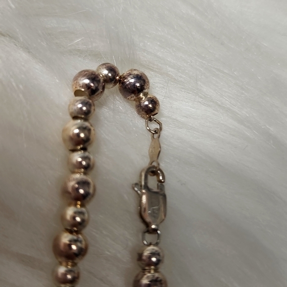 Silver beads chain - Picture 4 of 7